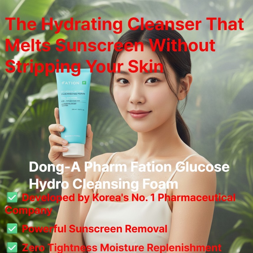 [fation] Bọt rửa mặt Glucose Hydro, 150ml, 1pc / Sữa rửa mặt Hàn Quốc / Sữa công thức nhẹ nhàng / Ch