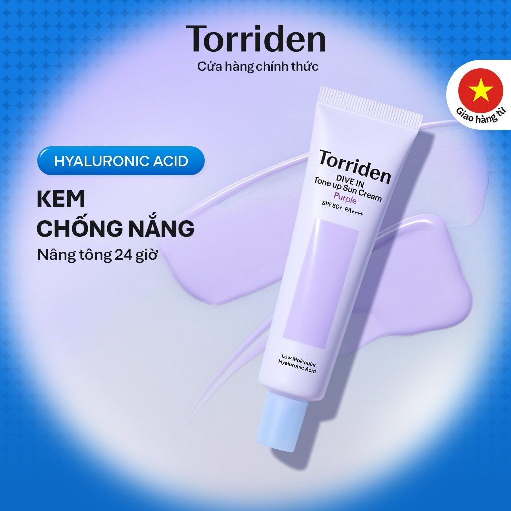 [Torriden Chính hãng] Kem chống nắng nâng tông da Dive-In, 60ml, Sun Cream | BigBuy360 - bigbuy360.vn