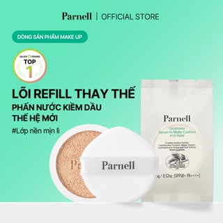   Parnell Chính hãng  REFILL Phấn nước kiềm dầu thế hệ mới che phủ tự nhiên lớp nền mịn lì đẹp tự nhiên lâu trôi Parnell Serum Cicamanu in Matte Cushion SPF50 PA + + 15g 