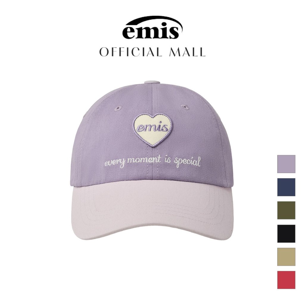 [EMIS OFFICIAL] Mũ Lưỡi Trai Unisex Style Họa Tiết Logo Thêu Dệt Kim EMIS – Heart Wappen Tone On Ton
