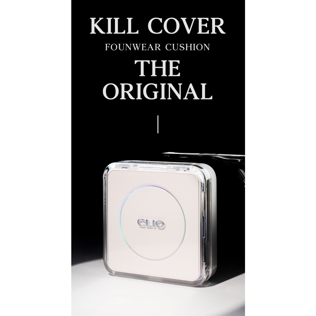 [Clio] Phấn nước bền màu nhẹ tênh Clio Kill Cover Fouwear Cushion The Original, 1 hộp 1 lõi