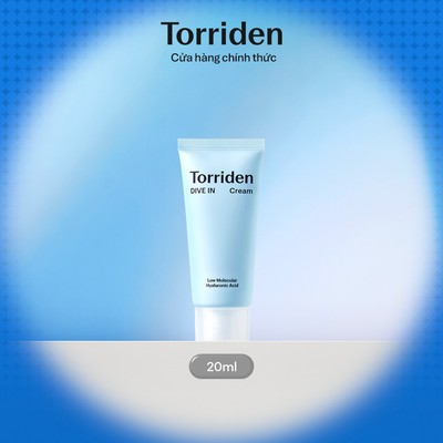 [Hàng Tặng Kèm Không Bán] [MINI] Torriden Kem dưỡng DIVE IN chứa Hyaluronic Acid, 20ml, Cream