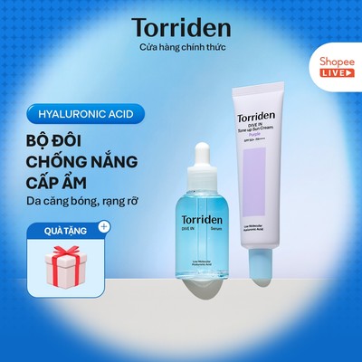 [DIỆP LÊ x Torriden] Combo DIVE IN - Kem chống nắng tím nâng tông da + Serum [TẶNG 01 MIẾNG MẶT NẠ DIVE IN]