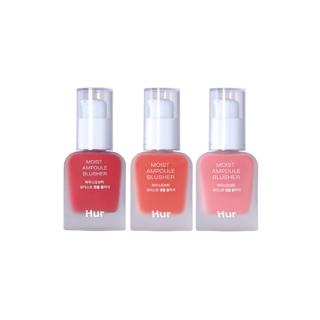 Gói trang điểm sắc tố House of Hur - Kem má hồng Moist Ampoule (mận sâu + san hô đào + hoa anh đào)