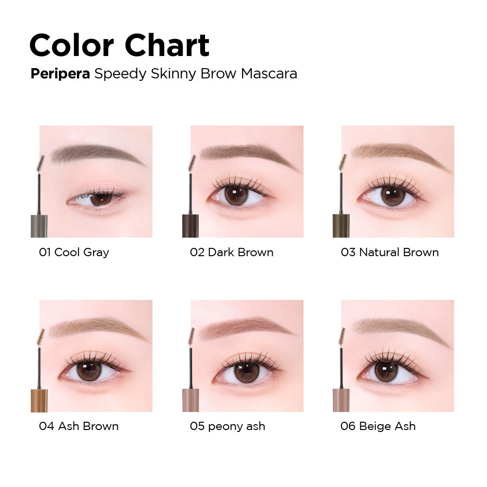 [PERIPERA - MÀU MỚI] Browcara Skinny Speedy 3g | Mascara Brow | BigBuy360 - bigbuy360.vn