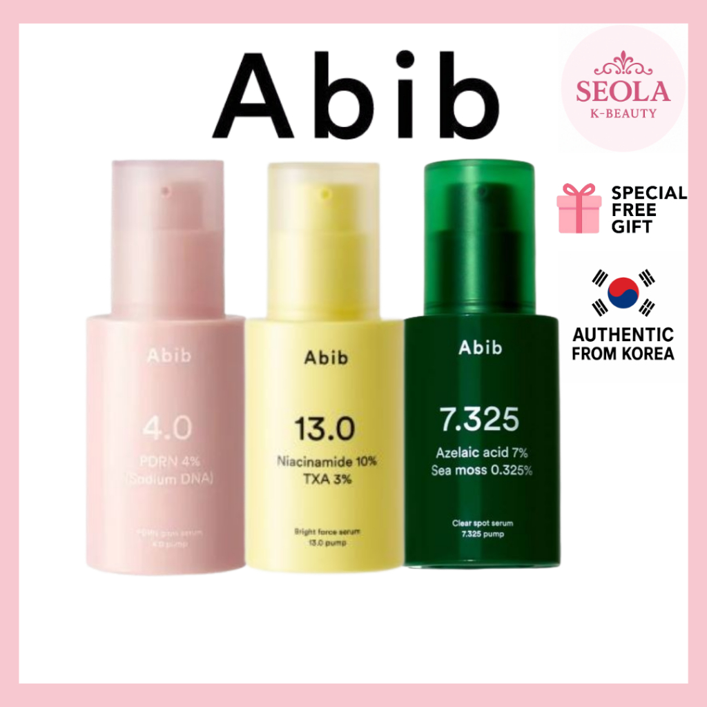 [Abib] Serum Collection - PDRN Glow / TXA Bright Force / Clear Spot Serum 30ml