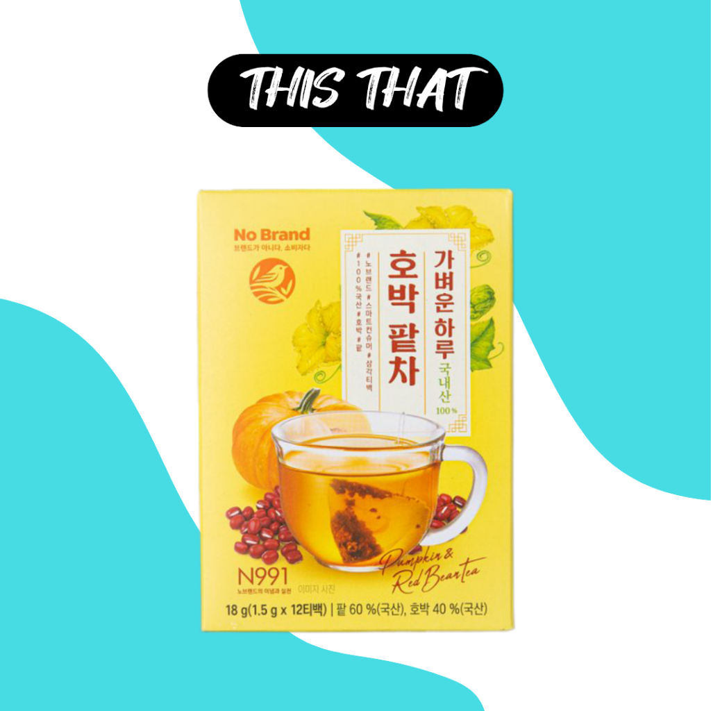 [EMART NOBRAND] Trà bí ngô & đậu đỏ 12ea