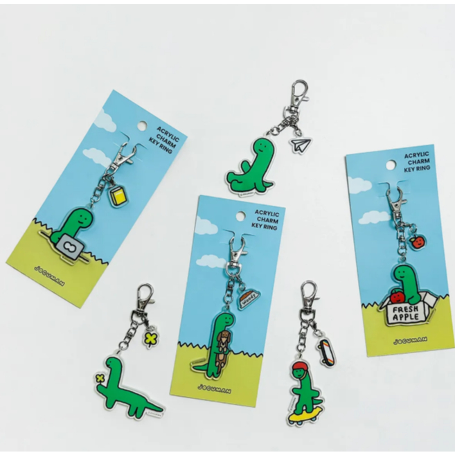 Vòng chìa khóa quyến rũ Acrylic JOGUMAN STUDIO 5 loại