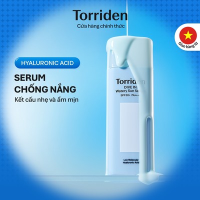 [Torriden Chính hãng] Serum chống nắng cấp ẩm Dive-In Watery Fit, 50ml, Sun Serum