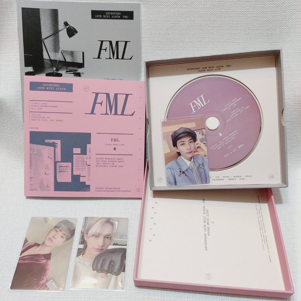 Bộ Album SEVENTEEN FML (Bao gồm thẻ ảnh Jeonghan)