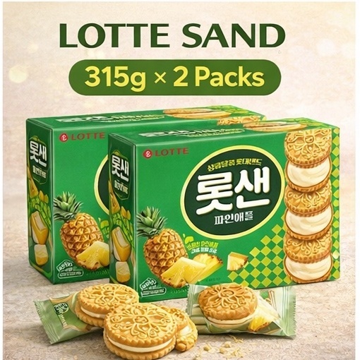 [Lotte] Cát Lotte Original, 315g, 2 hộp
