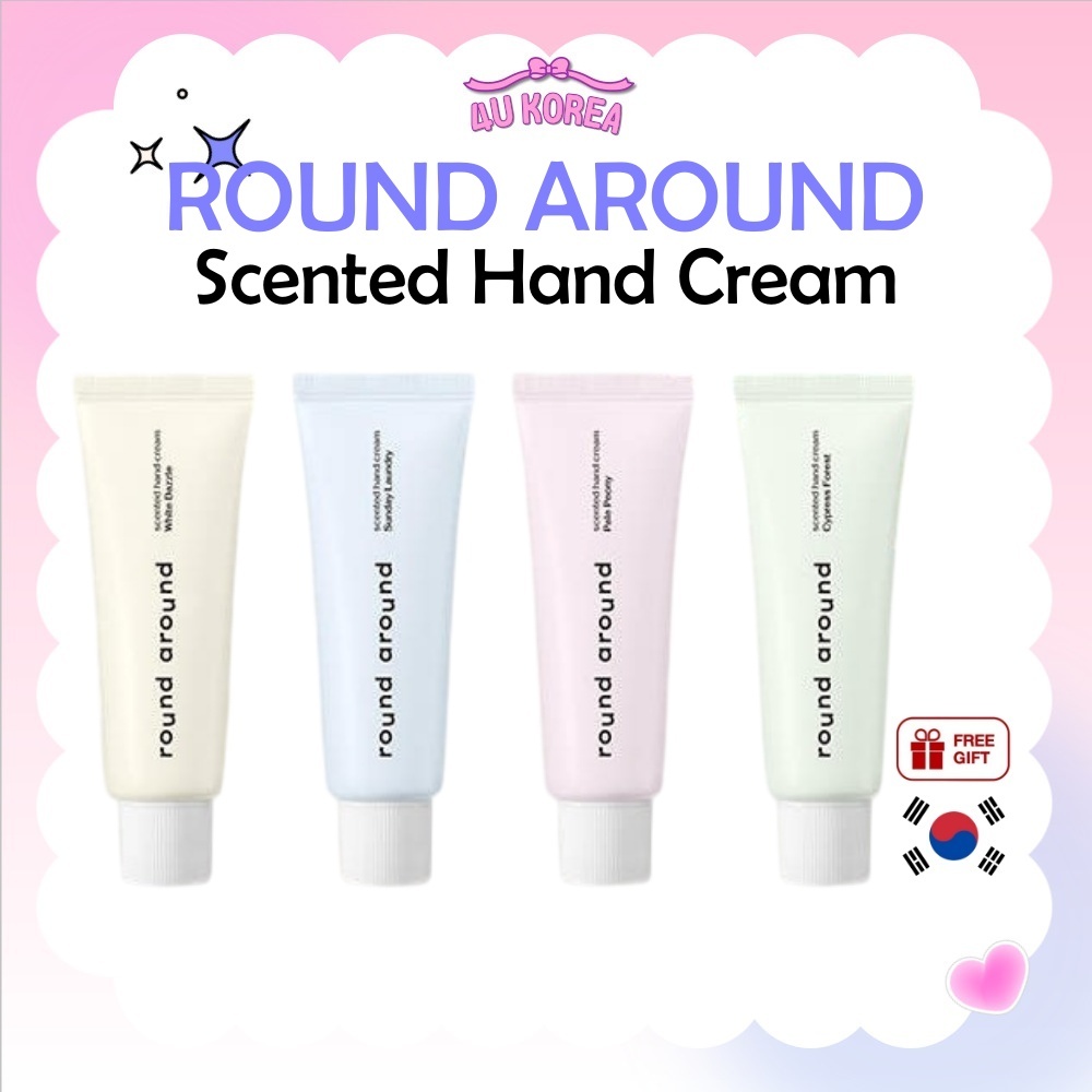 ROUND AROUND Scented Hand Cream 4 mùi hương 50ml / K-BEAUTY