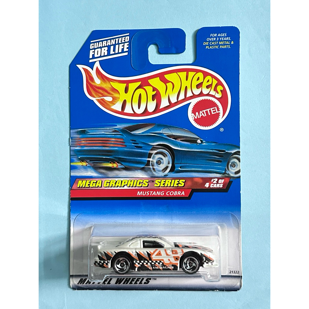 Xe mô hình Hotwheels Mustang Cobra - Card cổ