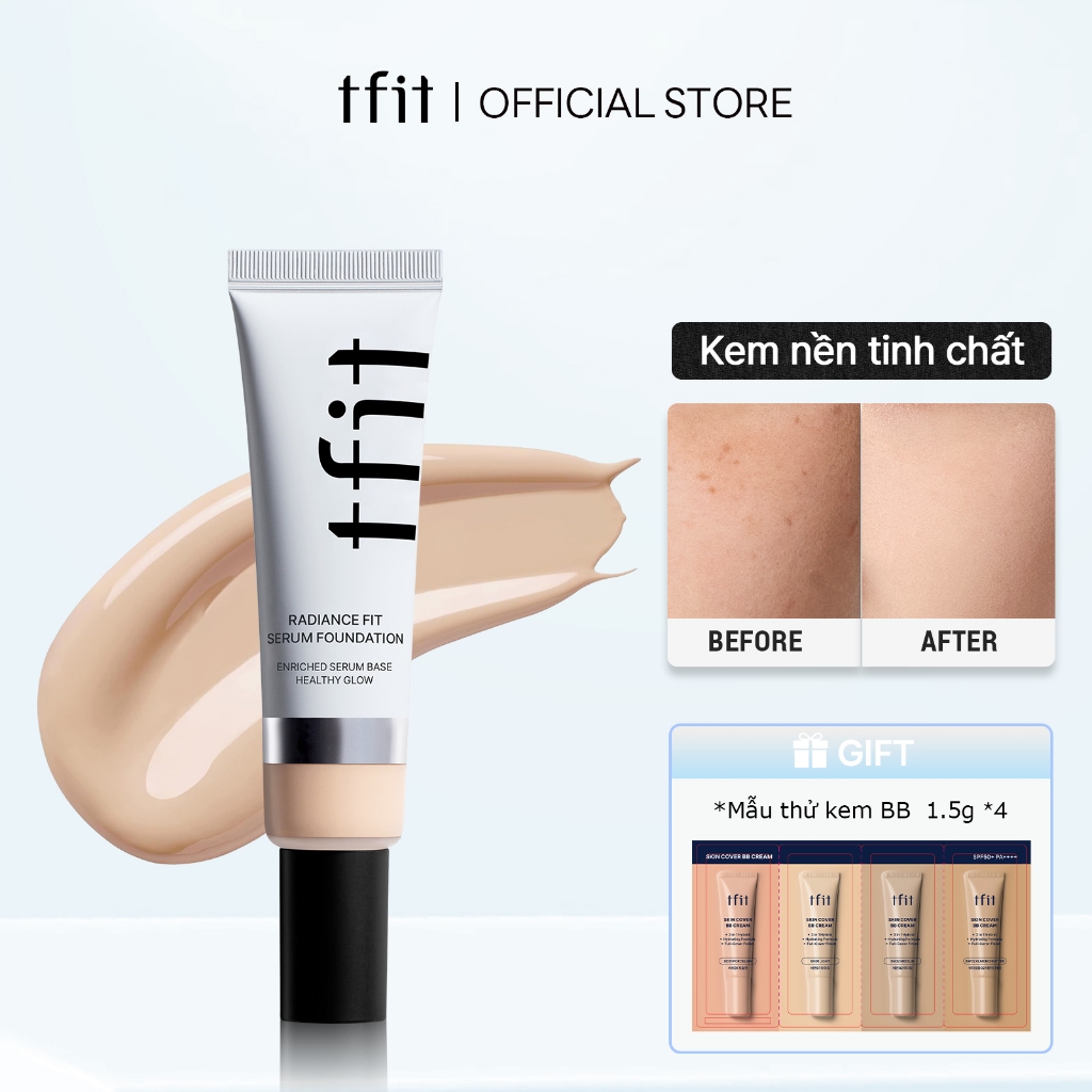[TFIT Official] Kem Nền Radiance Fit Serum Foundation 30ml