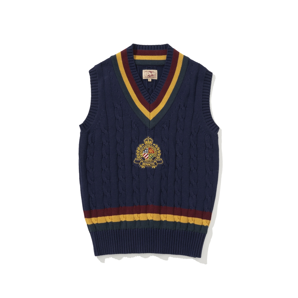 Áo len Renacts màu hải quân | Thiết kế cổ điển Ivy League