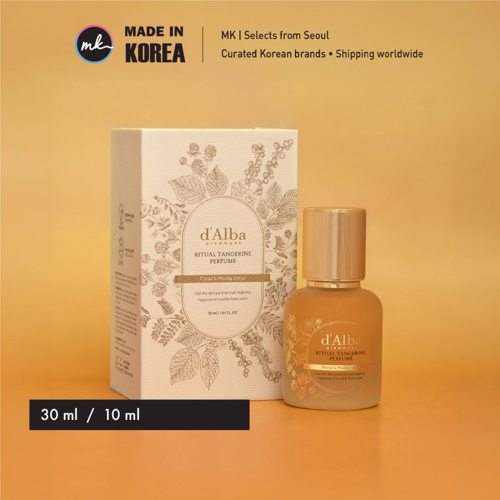 [d’Alba] Signature Scent Tangerine 30ml | Hương thơm đặc trưng d’Alba | Mùi hương cam tươi mát