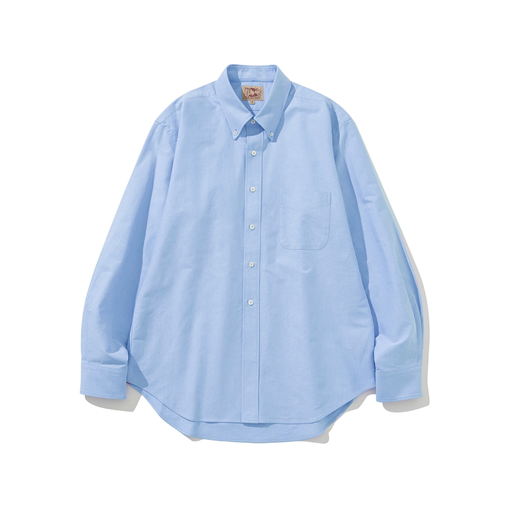 Áo sơ mi Oxford cổ điển Ivy League của RENACTS màu xanh