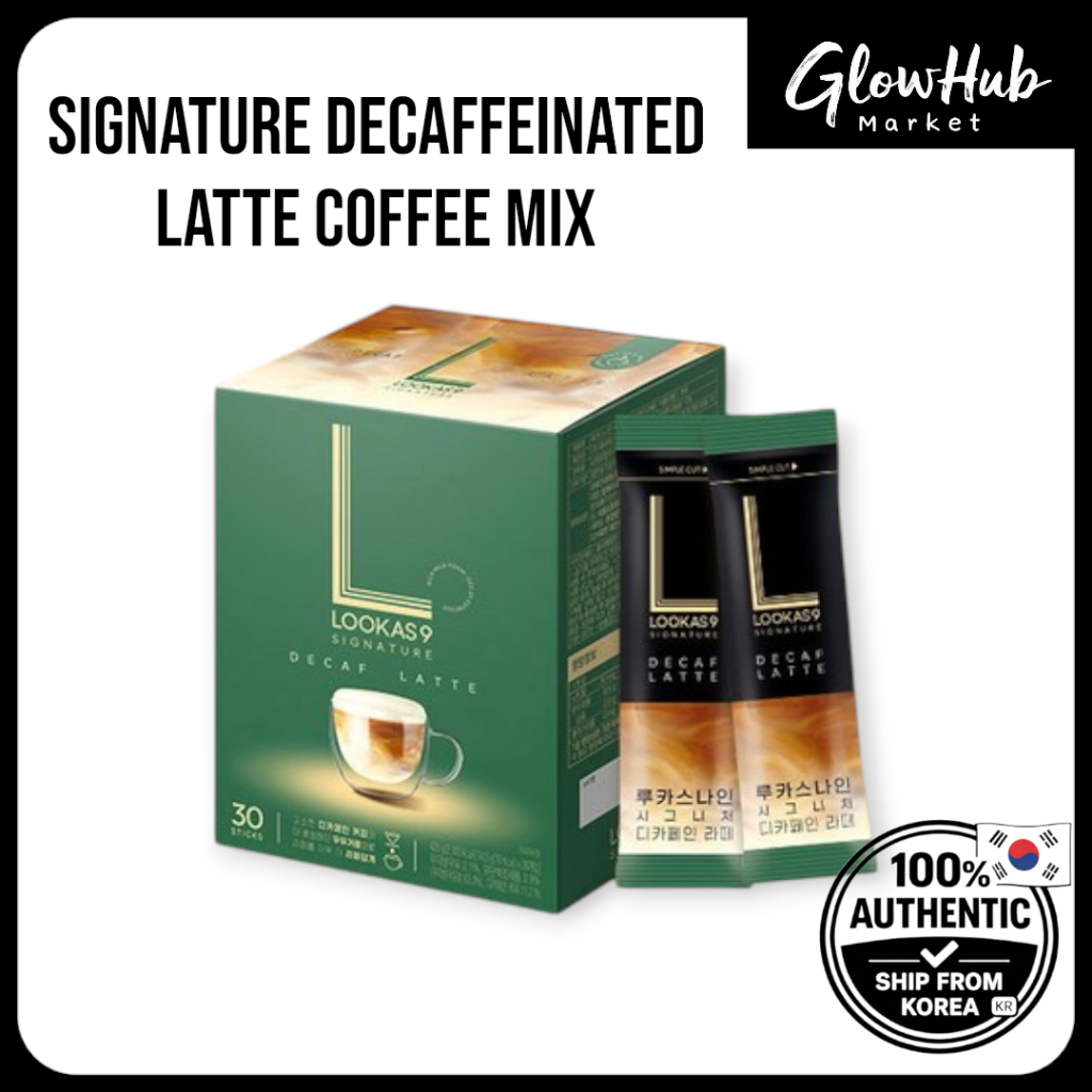 LUCAS9 Signature Decaf Latte Mix 30T – pha cà phê kem thoải mái | Que pha cà phê decaf, đồ uống cà p