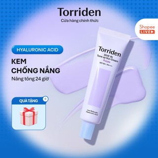   Torriden Live  Kem chống nắng tím nâng tông da DIVE-IN Sunscreen  TẶNG SỮA RỬA MẶT MINI  