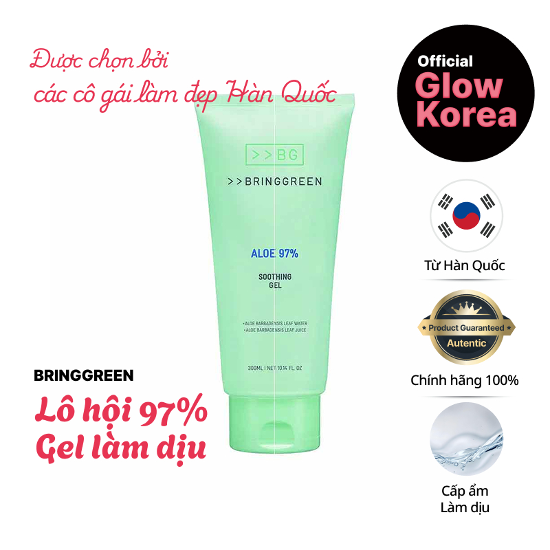 [BRING GREEN] Aloe 97% Soothing Gel (BRING GREEN Gel Làm Dịu Aloe 97%) / 300ml