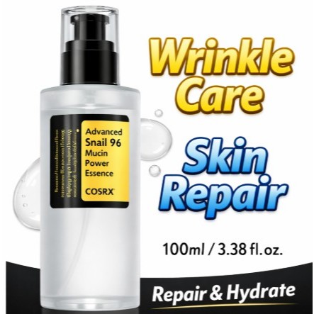 COSRX Advanced Snail 96 Mucin Power Essence Snail Mucin Hydrating Repair cho da nhạy cảm khô 100ml