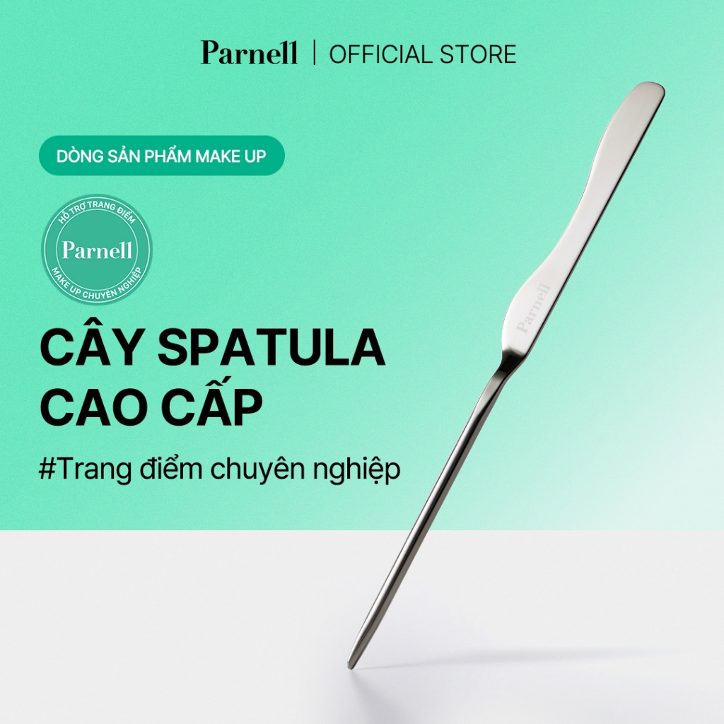 [Parnell Chính hãng] Cây Spatula trang điểm cao cấp dễ dàng sử dụng trong make up Parnell Make Up Sp