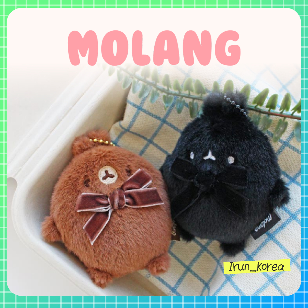 [MOLANG] Móc khóa Mini sang trọng Molang Vintage