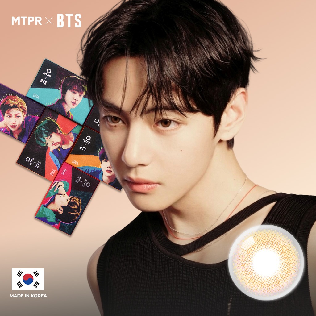 [OOLA] _ [MTPR X BTS] DNA DESTINY BROWN 1 tháng 1 gói (2 chiếc) kèm thẻ ảnh