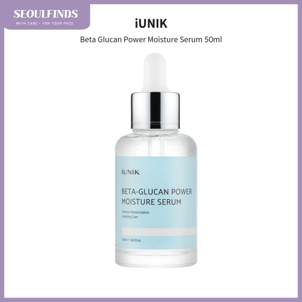 [iUNIK] Beta Glucan Power Moisture Serum 50ml – Serum dưỡng ẩm sâu & chăm sóc rào cản