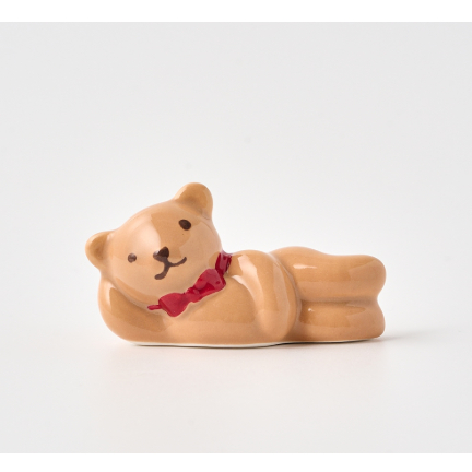 Holy Bear Noob Noob Muỗng Còn Lại Gấu Nâu Gốm Bộ Đồ Ăn Dễ Thương Nhà Bếp Phụ Kiện