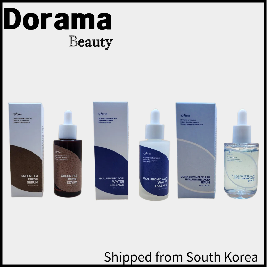 ISNTREE Serum dưỡng ẩm & cân bằng Istree – Axit Hyaluronic, Trà xanh, Tinh chất nước