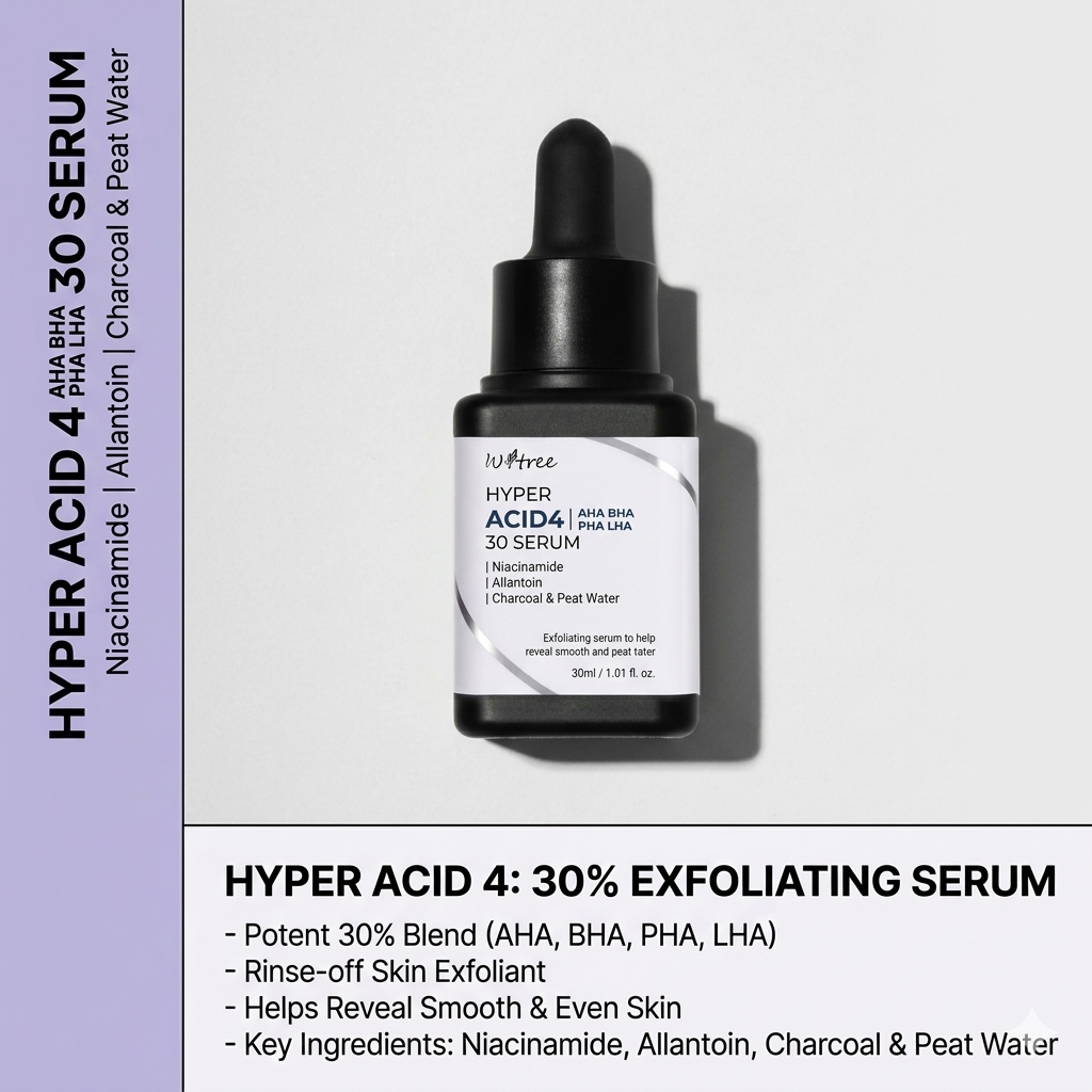 ISNTREE Istree Hyper Acid4 AHA BHA PHA LHA 30 Serum 20ml Tẩy Tế Bào Chết Lột Serum Chăm Sóc Da Chết 