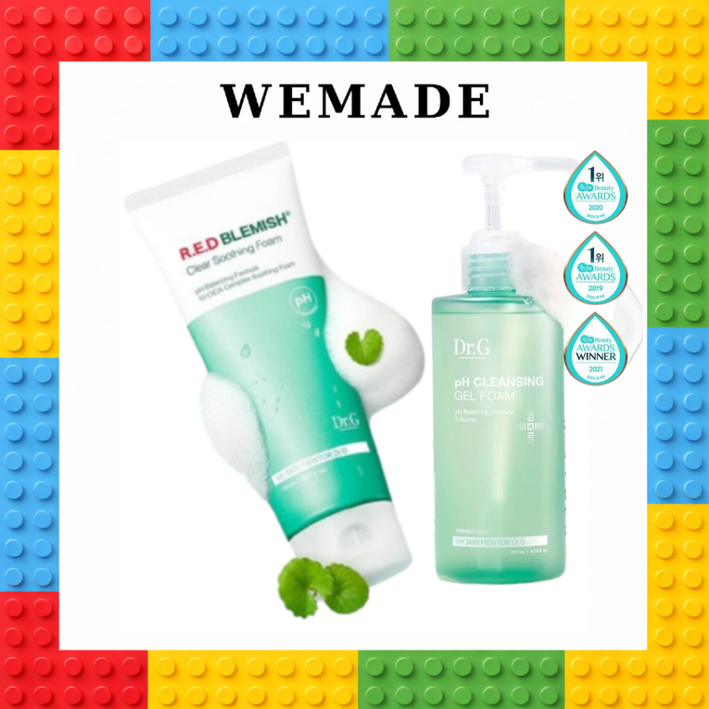 [Dr.G] Gel làm sạch R.E.D pH Foam / R.E.D Red Blemish Bọt làm dịu trong suốt - Fumula cân bằng pH