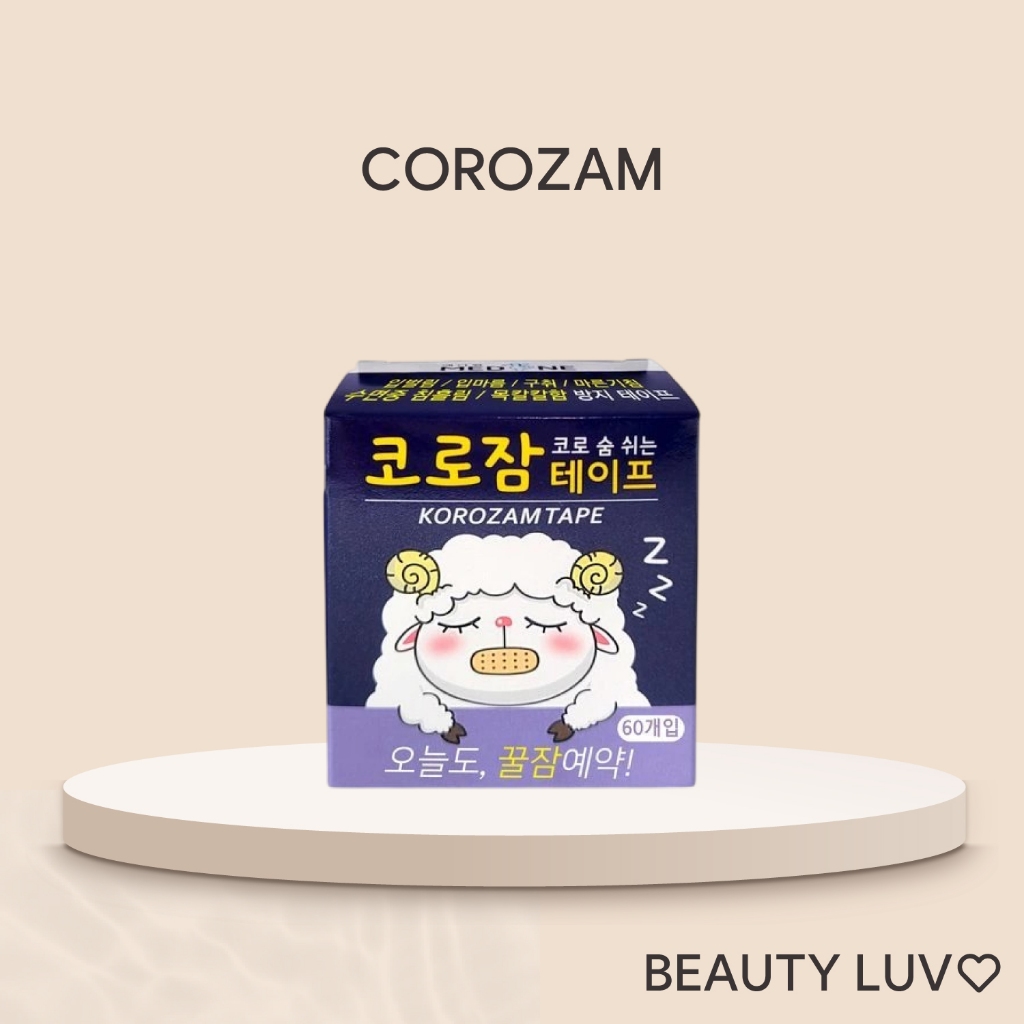 [COROZAM] Sleep Strip Mouth Tape / Thở Bằng Mũi, Chống Thở Bằng Miệng, Ngủ Ngon Hơn, 60P, 120P