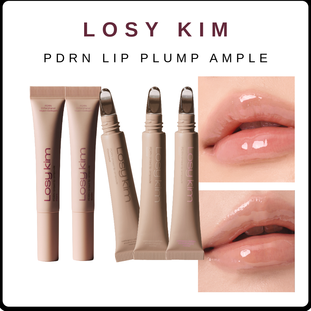 [LOSY KIM] PDRN LIP LIP PLUMP VOLUMIZING GLOSS LIP SERUM ẨM LIP CHĂM SÓC LIP