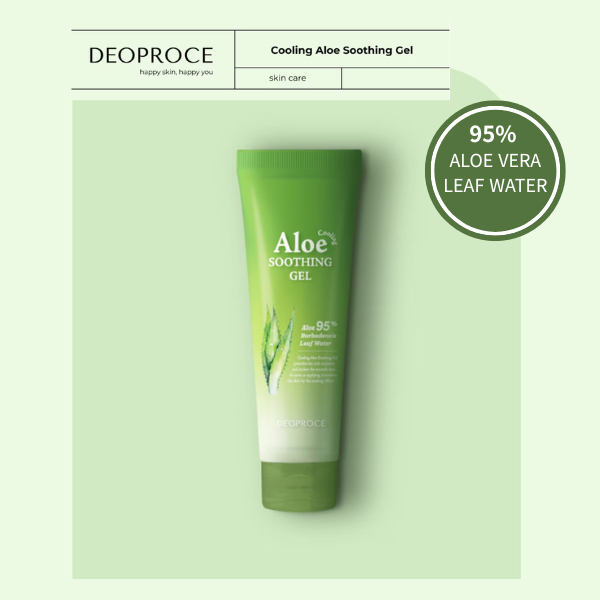 Gel làm dịu lô hội Deoproce 250g | Gel lô hội sảng khoái & làm dịu