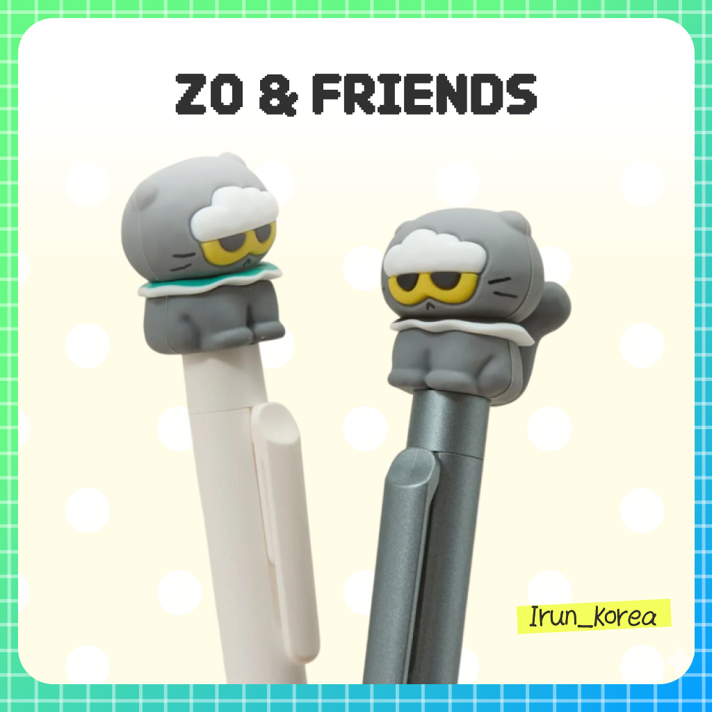 [ZO & FRIENDS] Bộ bút ZO & FRIENDS ZOA LUCKY SHOP (Đen & Bạc hà) – Có sẵn riêng