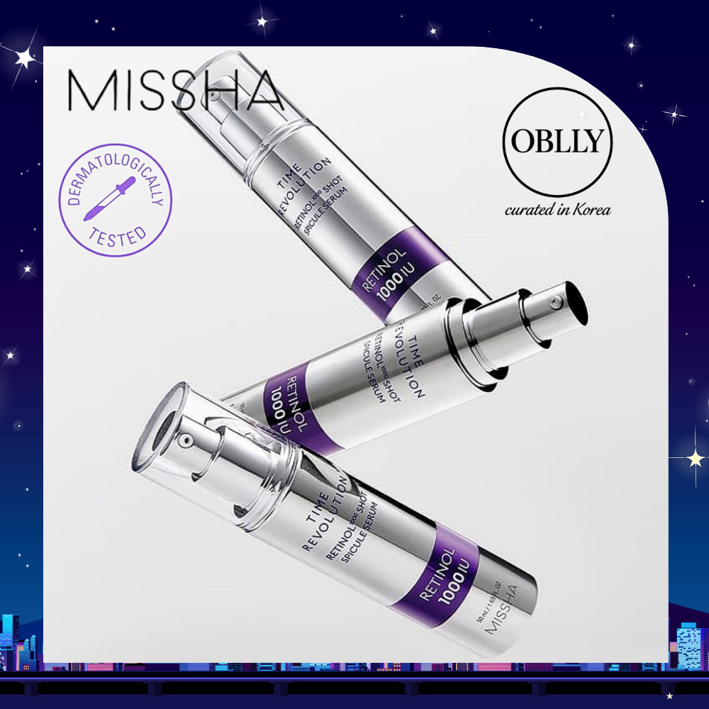 [Missha] Time Revolution Retinol 1000 Shots Spicule Serum 50ml