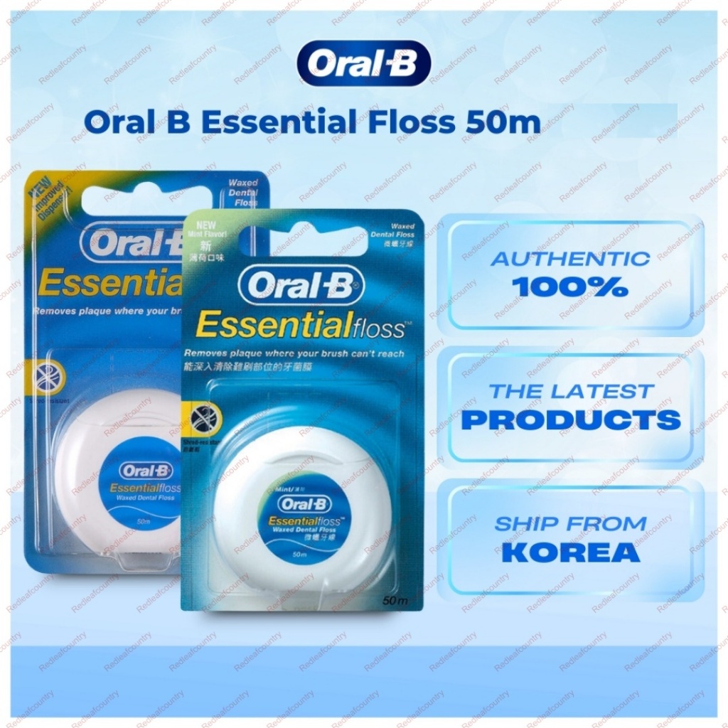 Oral B / Dental Flos Essential Dental Flos Mint SUPER Flos 50M từ Hàn Quốc