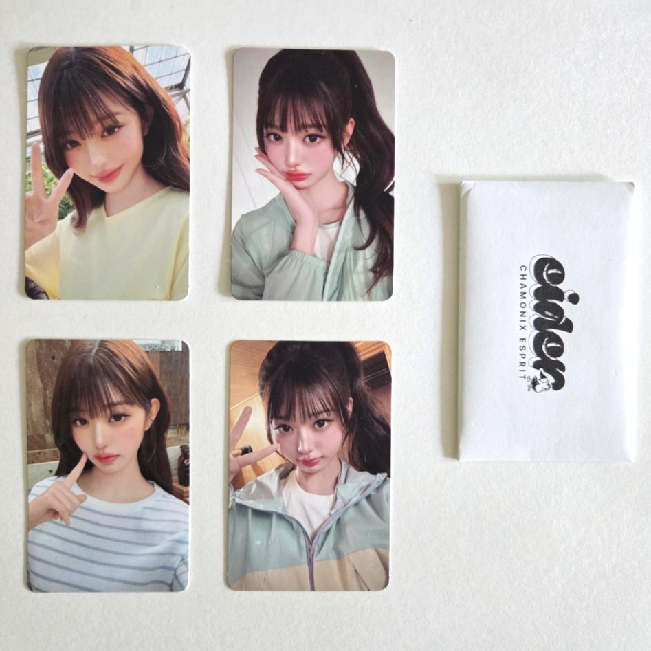 IVE Wonyoung Eider Chamonix Esprit Photocard chính thức Kpop