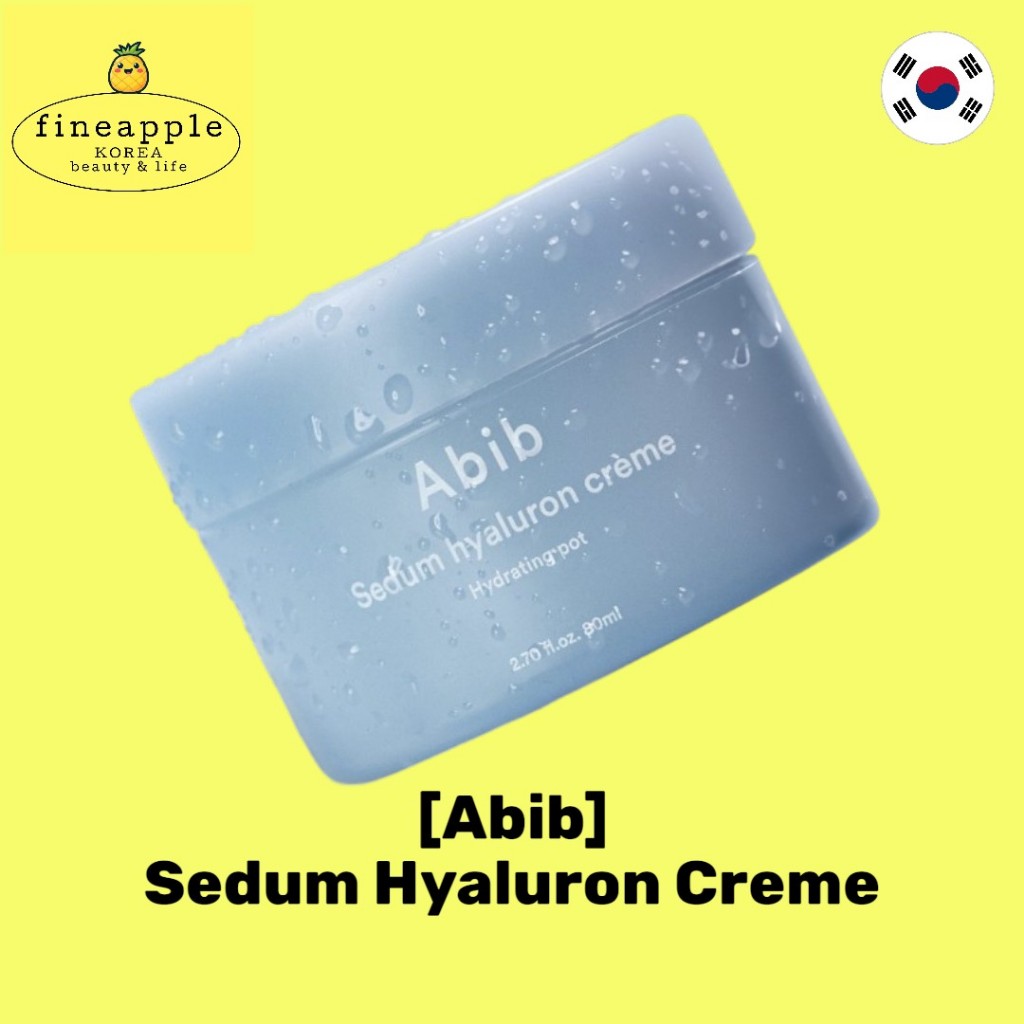 [Abib] Chậu dưỡng ẩm Sedum Hyaluron Creme 80ml / Creme Hàn Quốc / Độ ẩm sâu / Chính hãng 100% của fi