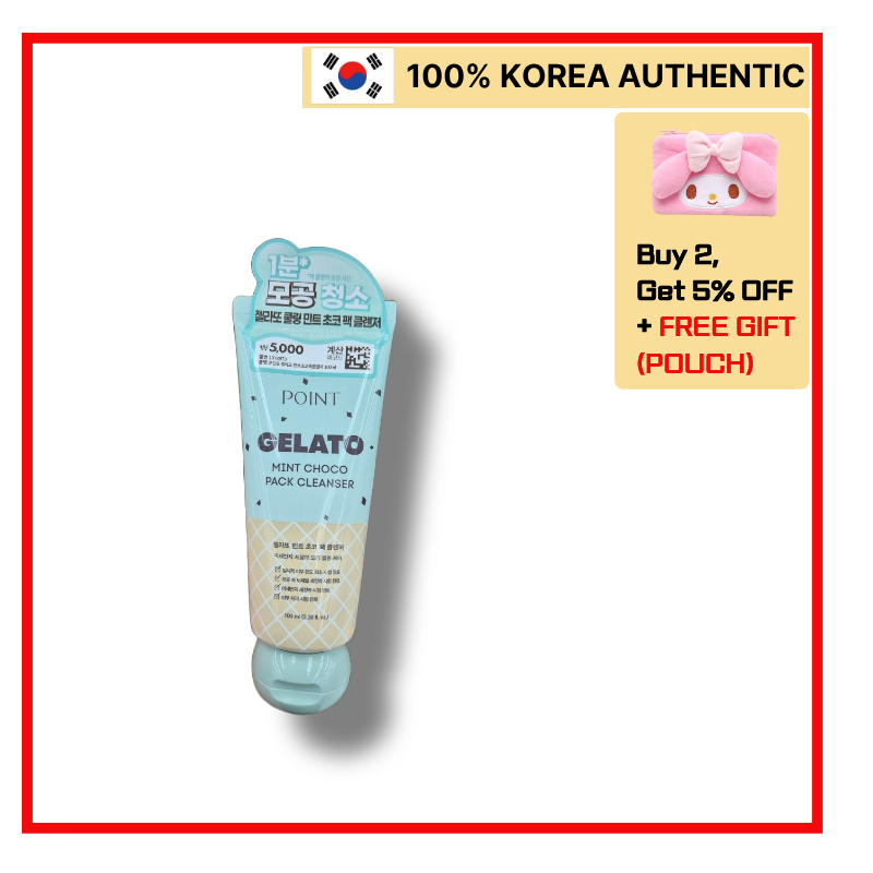 [POINT] Sữa rửa mặt Gelato Pack 100ml (4 loại) | Mặt nạ & Sữa rửa mặt 2 trong 1 | Mint Choco, Yuja, 