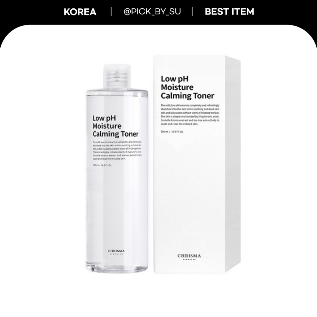 [CRISMA] Derma Lab Toner 500ml Độ pH thấp Hydrating Soothing Facial Toner Da nhạy cảm Hàn Quốc