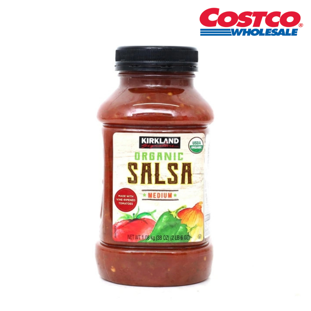 KIRKLAND Signature Organic Salsa sốt cà chua jalapeno chấm nachos taco burrito kiểu Mexico 1.08kg