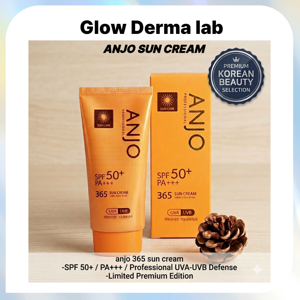 [ANJO] Kem chống nắng 365 SPF50+ PA+++ 70g | K-Beauty | Nâng tông tự nhiên, không bết dính | Dùng hằ