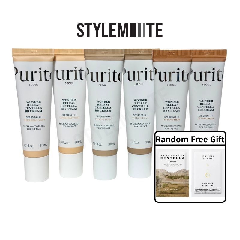 PURITO Wonder Releaf Centella BB Cream 30ml Collection