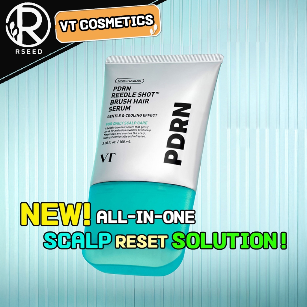 【VT COSMETICS・Hàn Quốc】PDRN Reedle Shot Serum Tóc Đầu Cọ Chải 100ml – 1pc