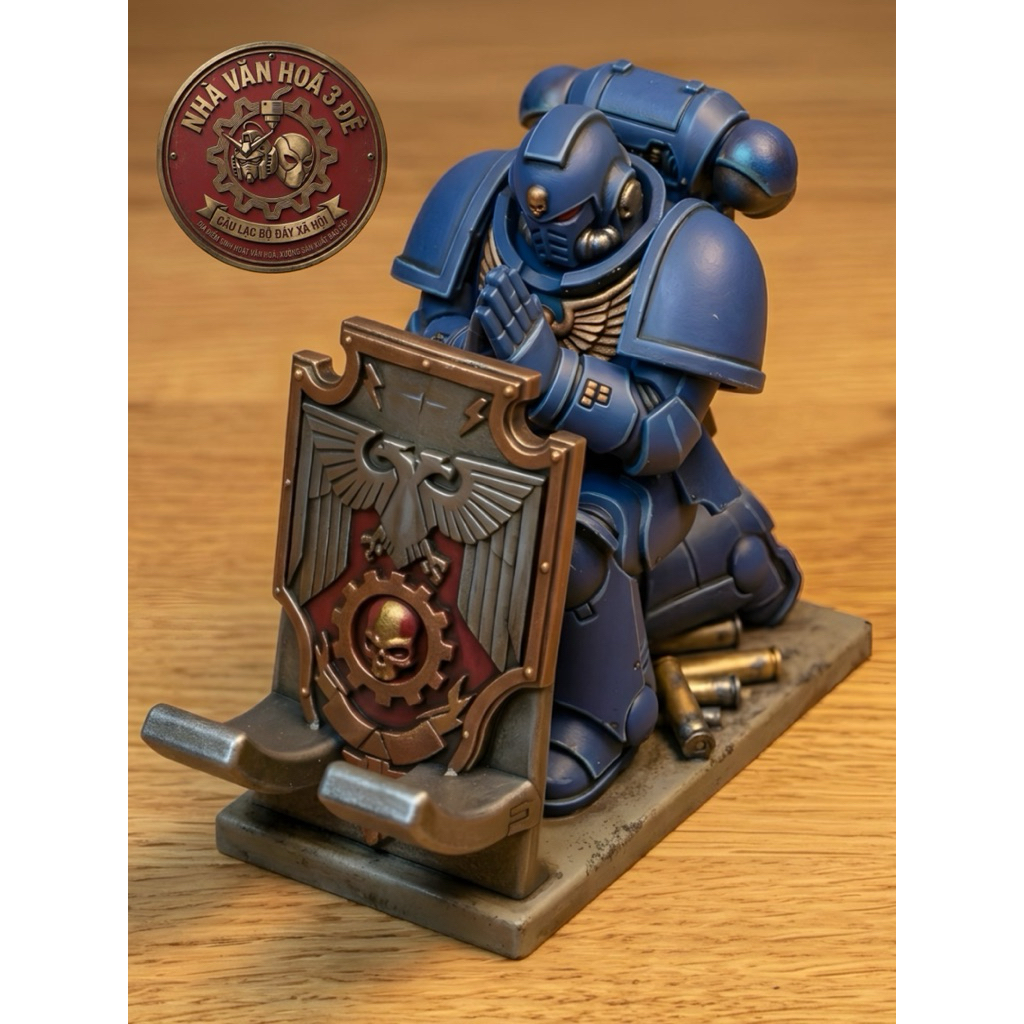 Giá Đỡ Điện Thoại Primaris Space Marine - Decor Gaming Warhammer 40k