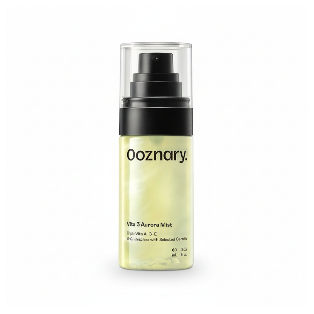 [Ooznary] Vita 3 Aurora Mist 60ml, Hydrating Glow Facial Mist