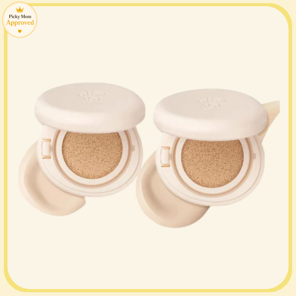 #K-DAISO COSMETIC # Etude Play 101 Slim Layered Cushion SPF50 + PA + + + | Kem nền đệm Hàn Quốc Tran